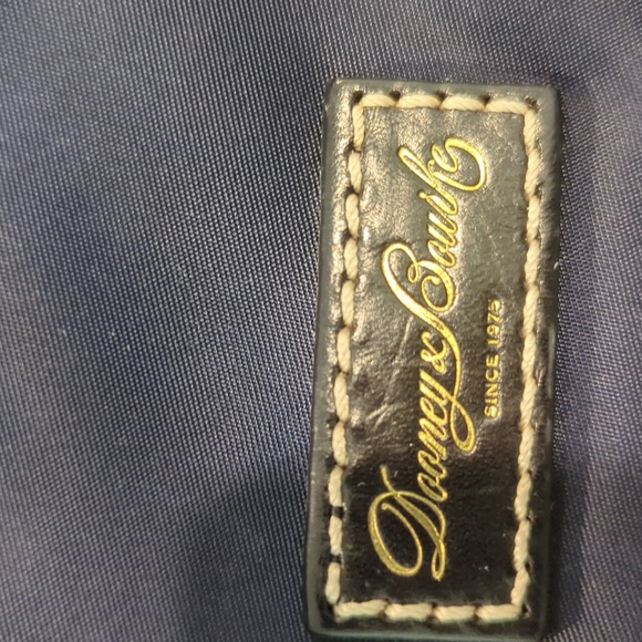 Handbag by Dooney & Bourke J3900498 Navy Blue w/Pink Interior - Picture 16 of 16